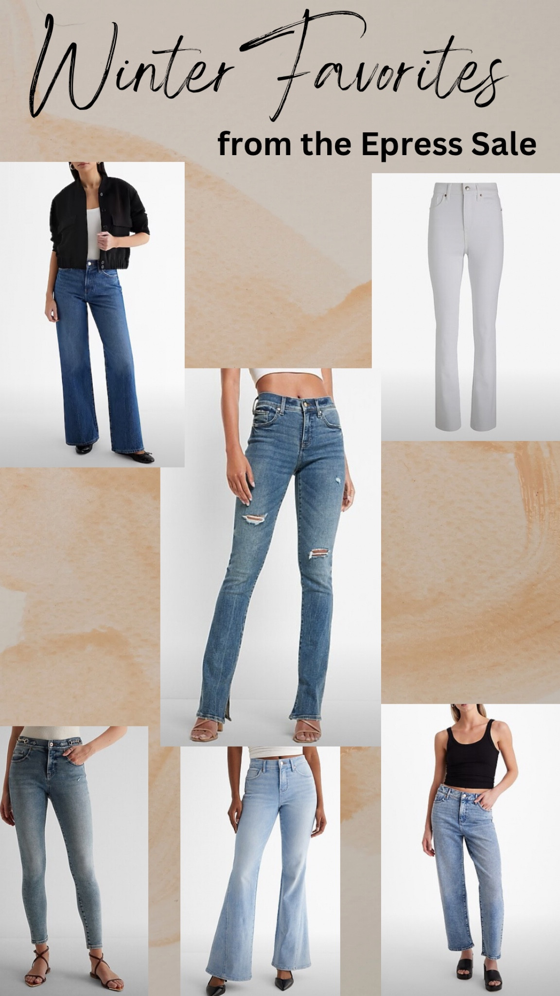 If you haven’t already check out Express’s Jean sale! They’ve got quite a few pairs for $29 & I wanted to share a few 👖 I always buy them long so I can wear them with heels or heeled shoes ❤️

#LTKSaleAlert #LTKHoliday #LTKFindsUnder50