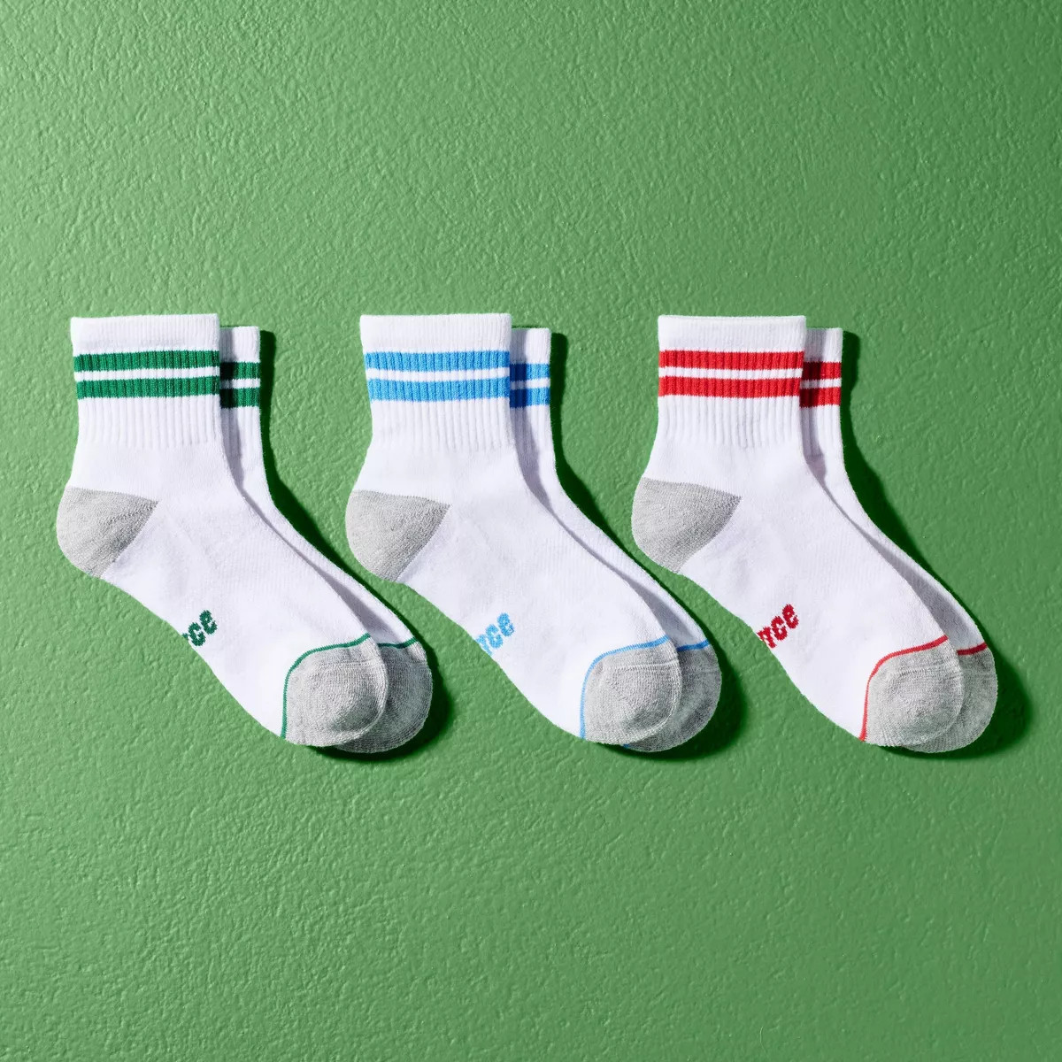 Prince Pickleball Women's Striped Mid-Crew Socks 3pk - White 6-10 | Target