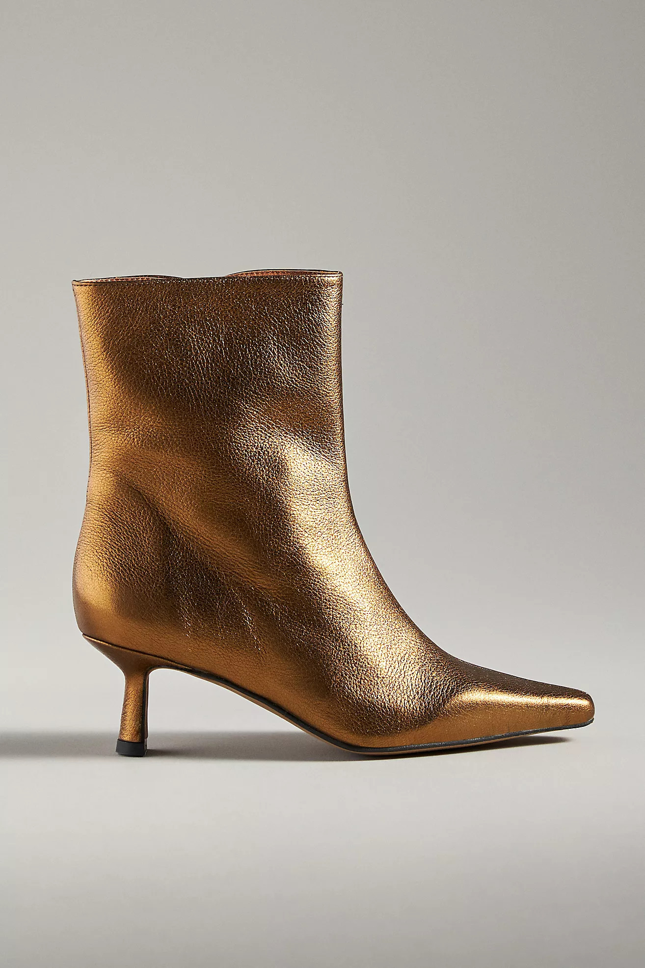 Maeve Kitten-Heel Barrel Boots | Anthropologie (US)