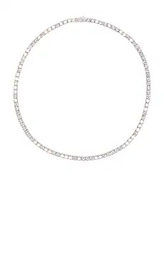 SHASHI Sophie Diamond Necklace in Silver from Revolve.com | Revolve Clothing (Global)