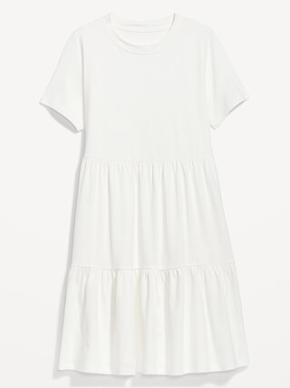 Tiered Mini Swing T-Shirt Dress for Women | Old Navy (US)