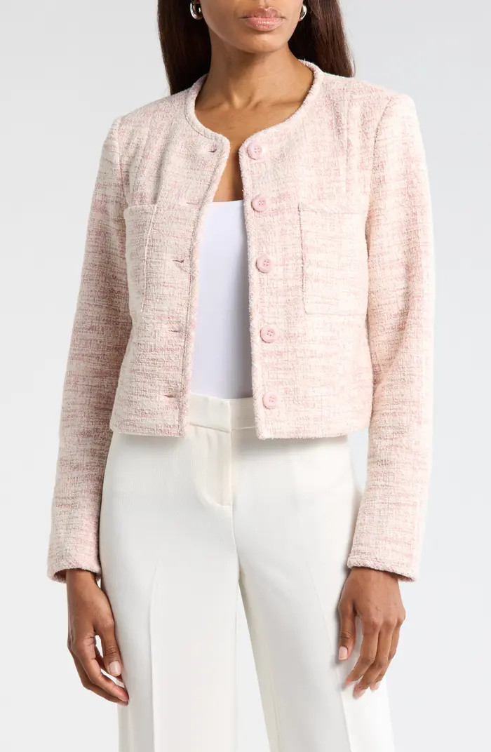 Amanda & Chelsea Button Front Tweed Jacket | Nordstromrack | Nordstrom Rack