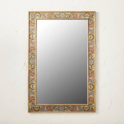 24&#34; x 36&#34; Printed Fabric Mirror - Opalhouse&#8482; designed with Jungalow&#8482; | Target