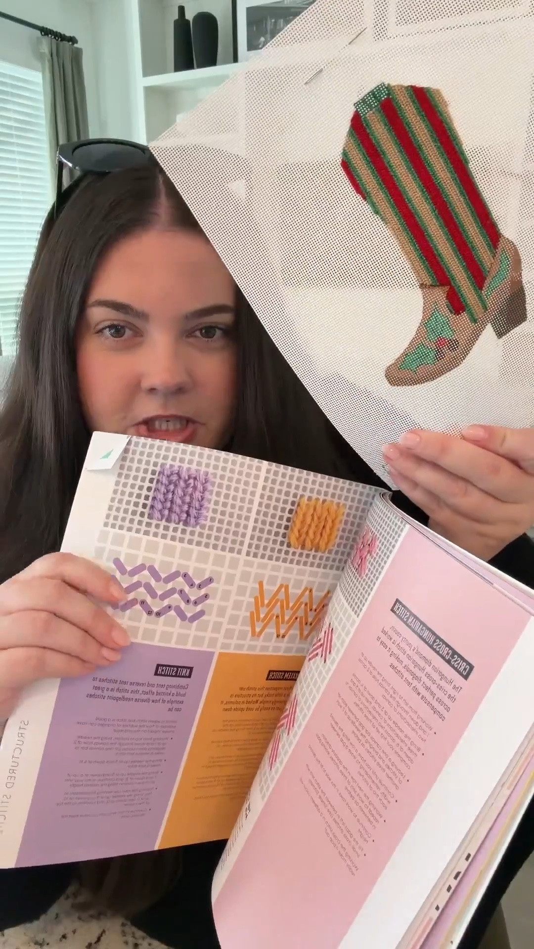 Needlepoint. Needlepoint canvas. Needlepoint canvases. Needlepoint WIP. Needlepoint work in progress. Cowboy boot needlepoint canvas. Western needlepoint canvas.

#LTKFindsUnder100 #LTKHome #LTKSeasonal