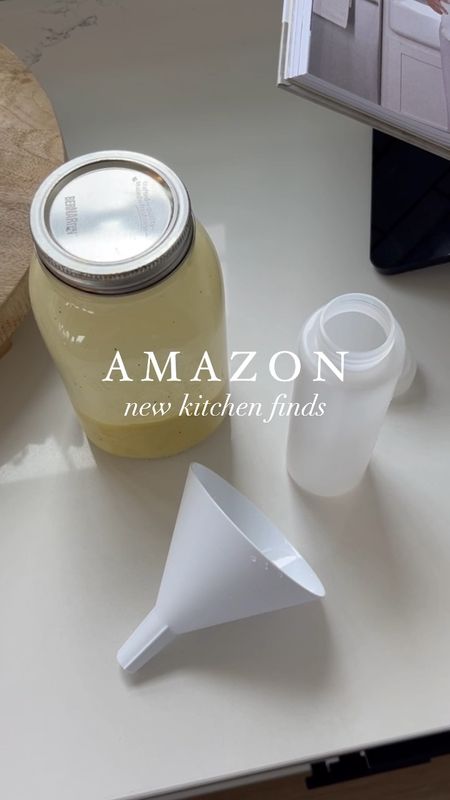 A M A Z O N / plastic funnels & condiment bottles for all the homemade sauces & dressings 👏🏻 

Amazon Canada Home Kitchen Finds

#LTKfindsunder50 #LTKhome