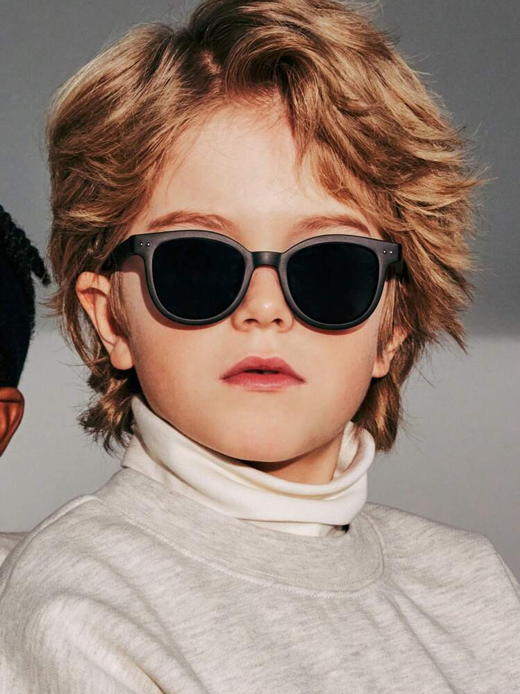 1pc Round Frame Tpee Material Children Fashion Glasses For Kids 3-14 Years Old | SHEIN