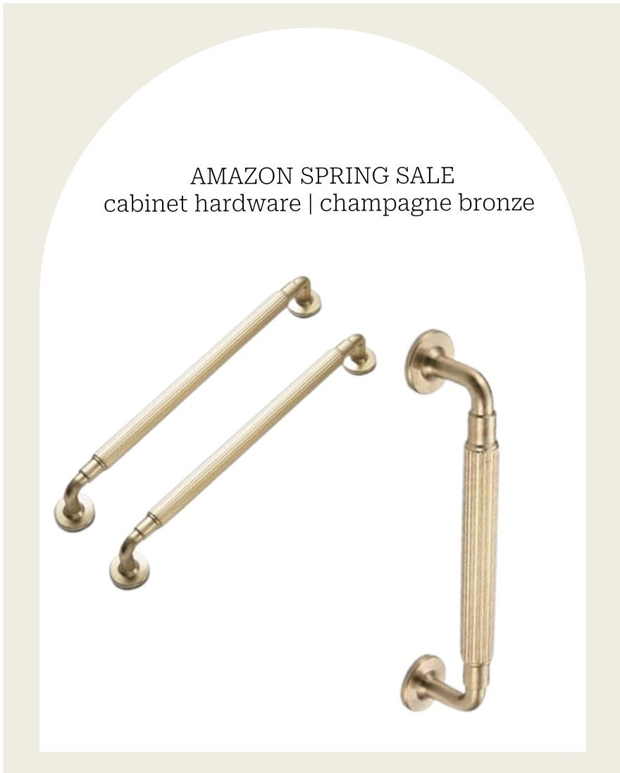 Amazon spring sale | cabinet hardware | delta champagne bronze | cabinet handle | knobs | pulls | reeded handle | top knobs | home decor | interior design 

#LTKHome