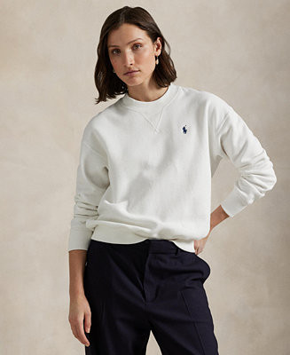 Women's Fleece Crewneck Sweatshirt | Macy's