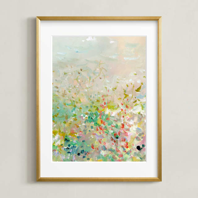 "English Garden II" - Painting Limited Edition Art Print by Lindsay Megahed. | Minted