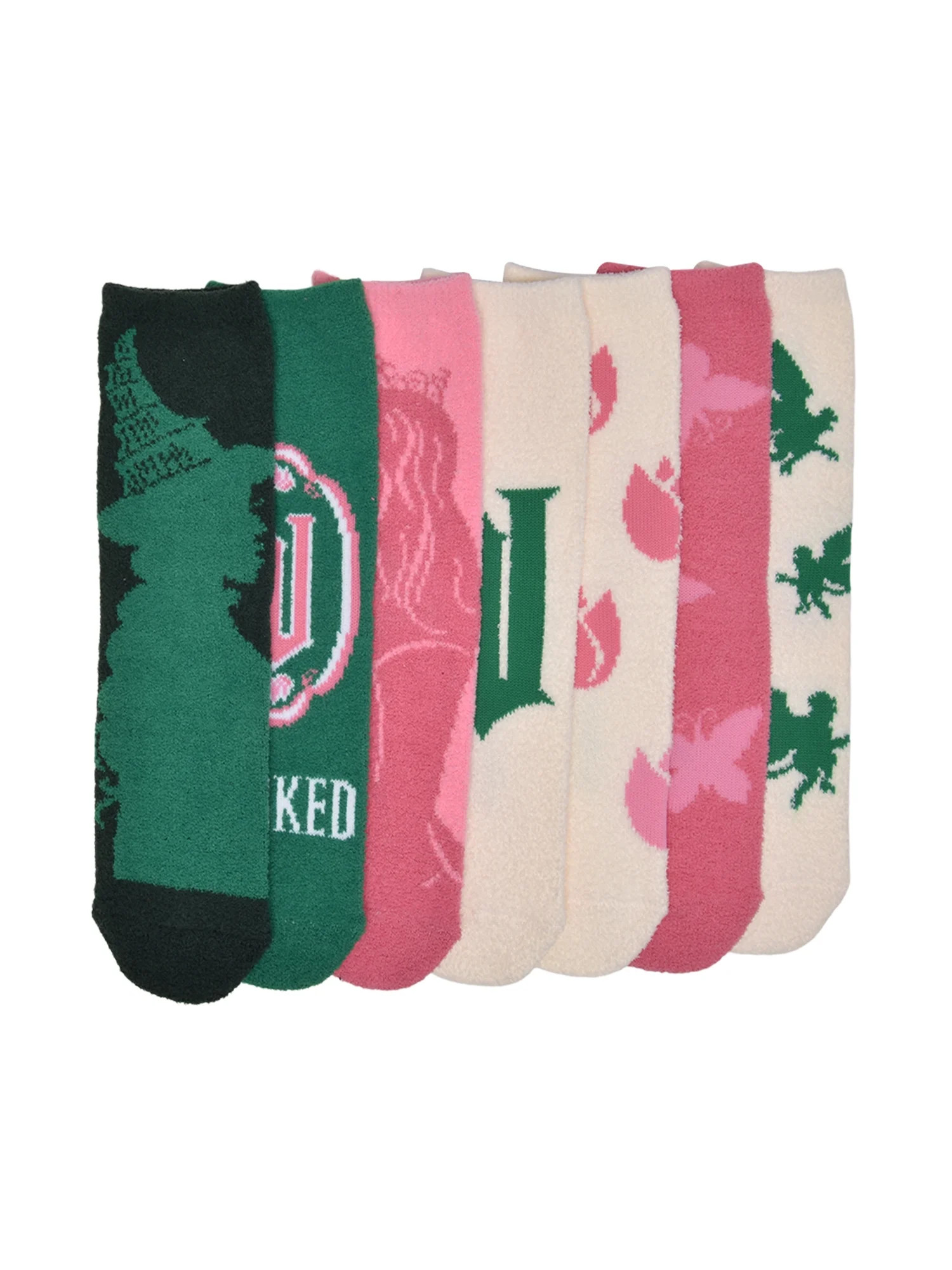 Universal Wicked Womens 7-Pack Box Set Low Cut Cozy Socks, Shoe Size 4-10 | Walmart (US)