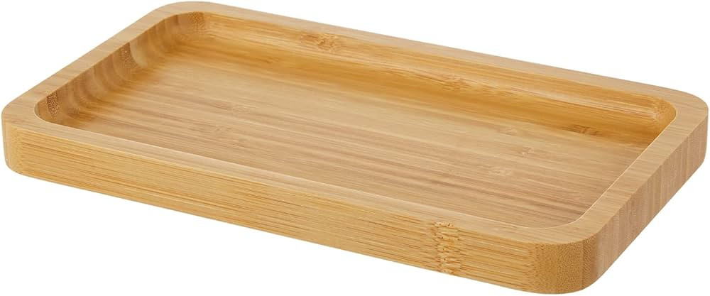 INIUNIK Bamboo Vanity Tray, Bathroom Tray Bamboo Tray Toilet Tank Tray Sink Tray Bathroom Counter... | Amazon (CA)
