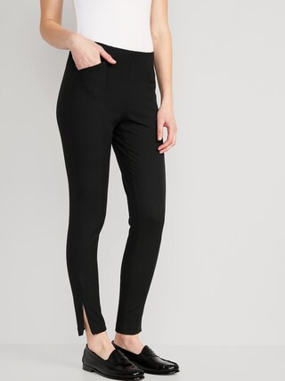 High-Waisted Pull-On Pixie Skinny Ankle Pants for Women | Old Navy (CA)