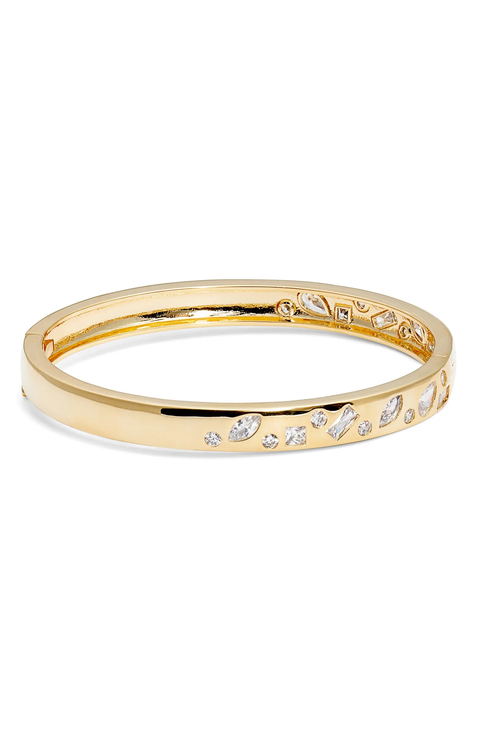 Scattered Mix Cubic Zirconia Bangle | Nordstrom