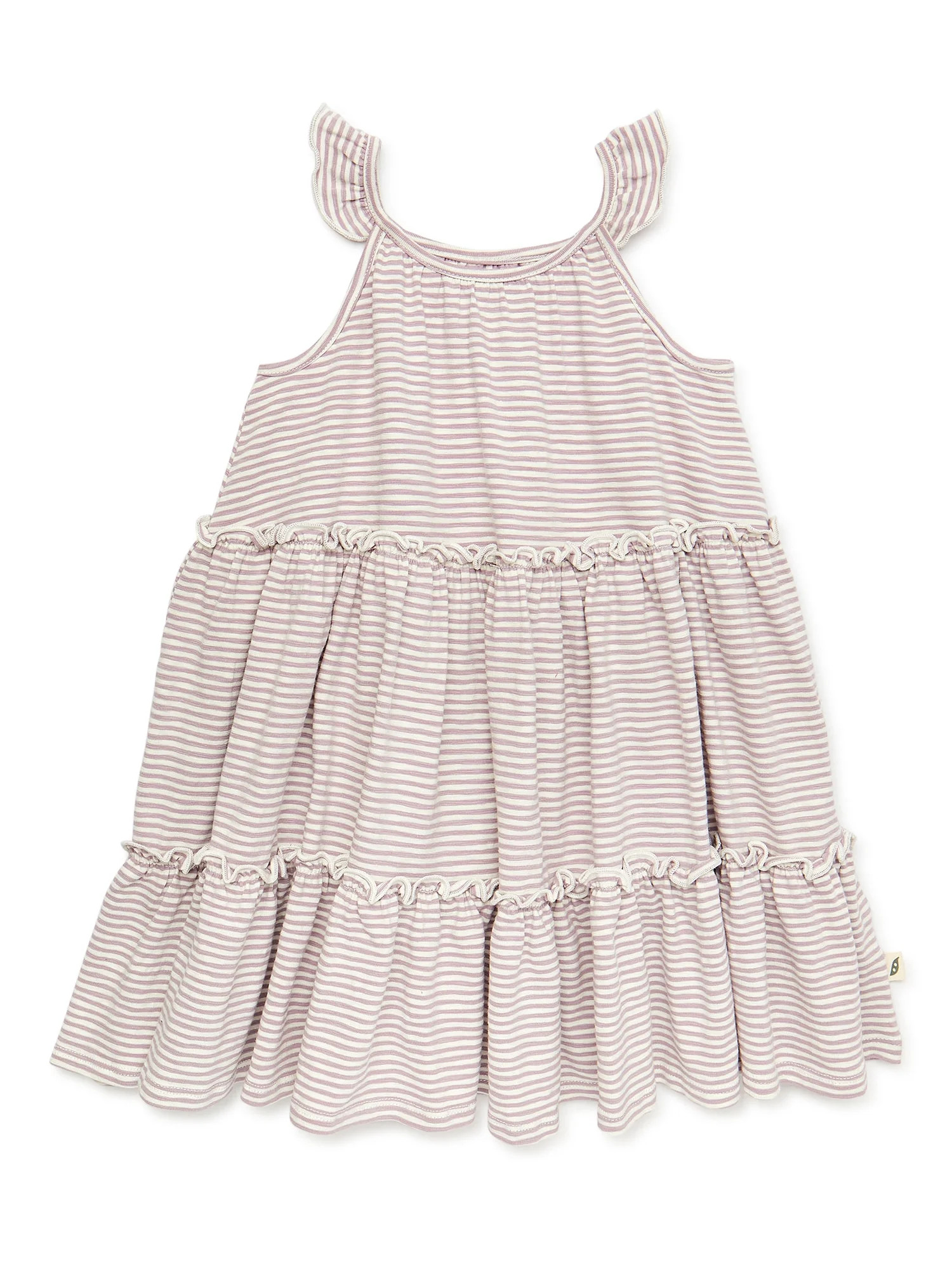 easy-peasy Toddler Girl Sleeveless Tiered Ruffle Dress, Sizes 12M-5T | Walmart (US)