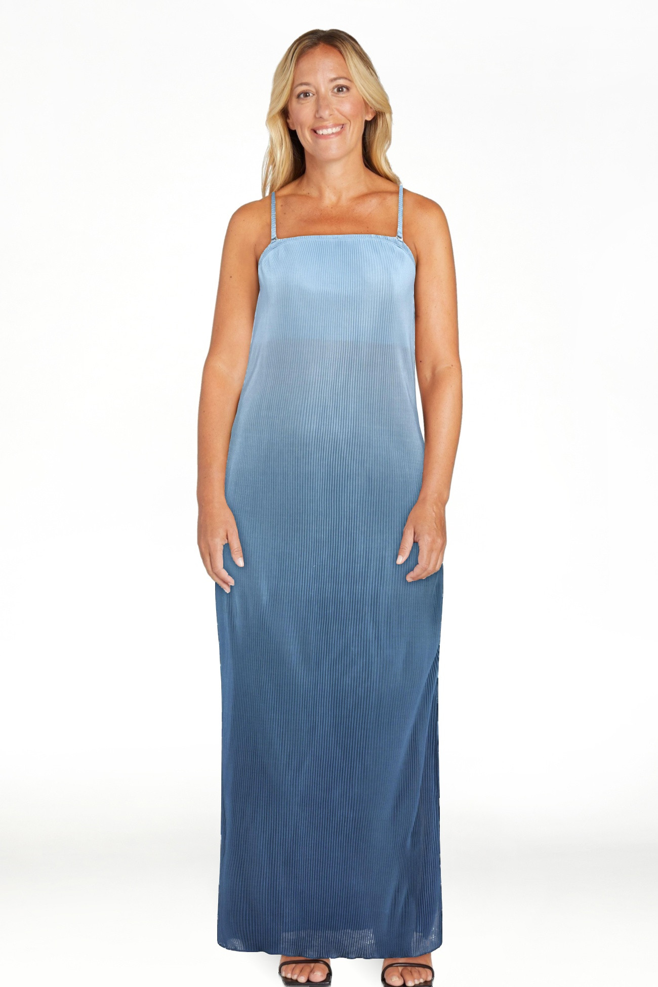 No Boundaries Ombré Maxi Tube Dress, Women's - Walmart.com | Walmart (US)