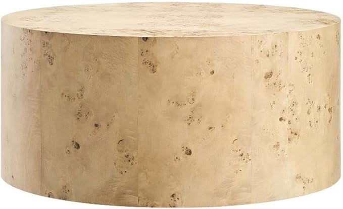 Modway EEI-6274-NAB Cosmos 35" Round Burl Wood Coffee Table, Natural Burl | Amazon (US)