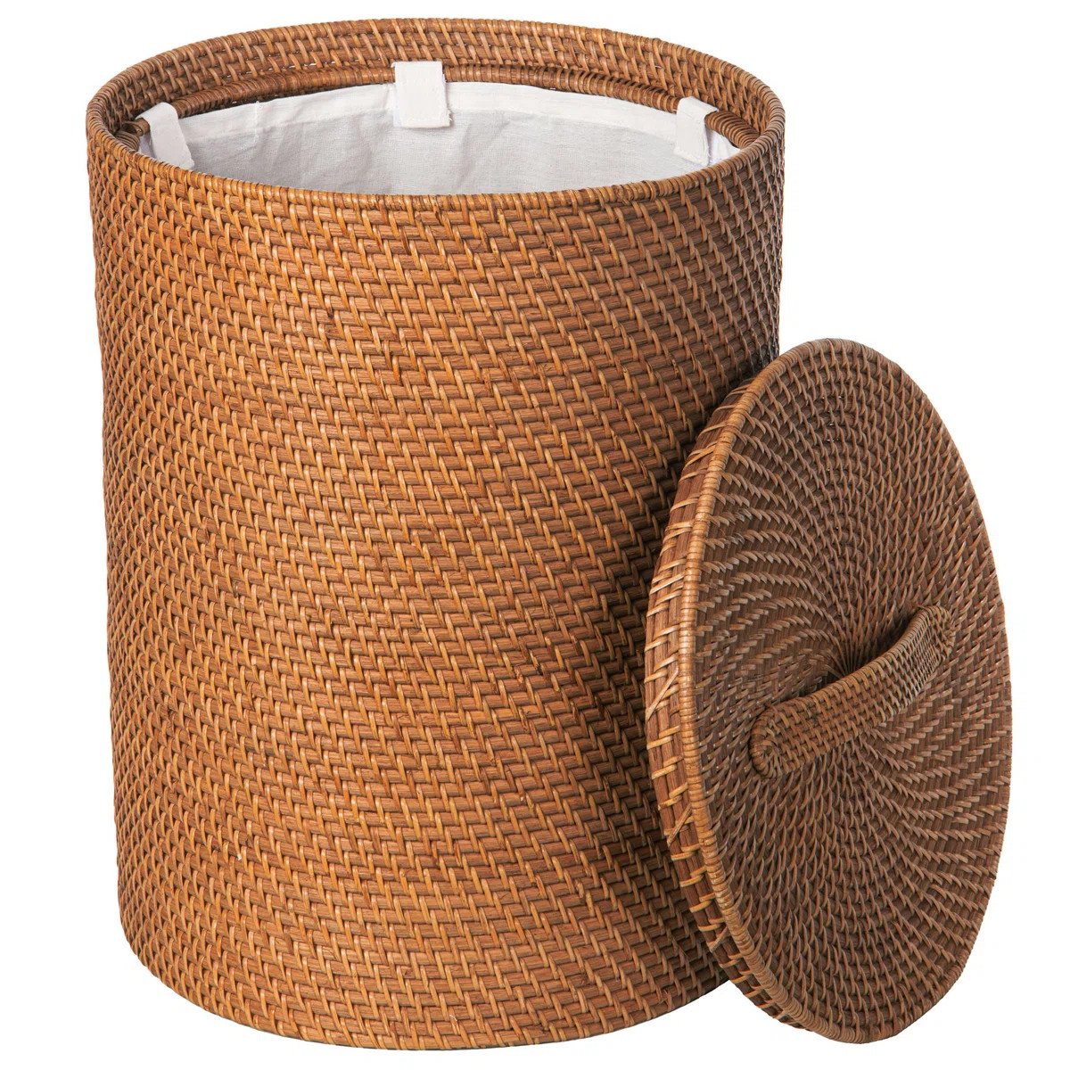 Hand Woven Wicker Laundry Hamper | Wayfair North America