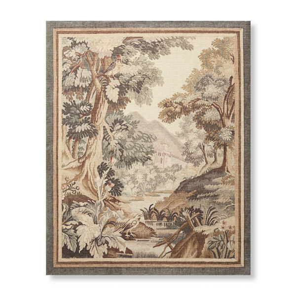 Riverside Village Beige / Green Wall Art | Scout & Nimble