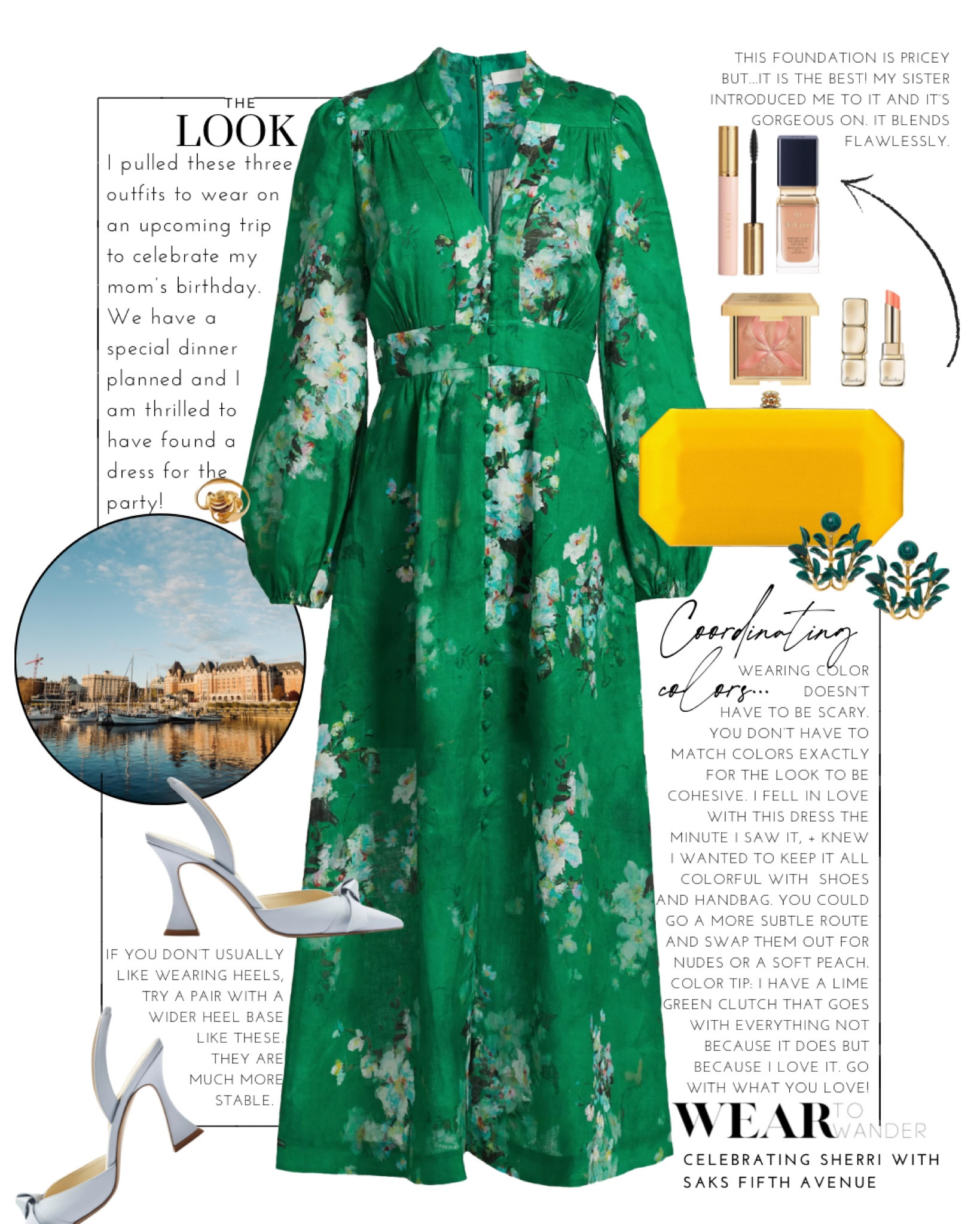 They say you should never meet your heroes in person, but what happens when you grow up with one? My mom was a single mom of three most of my childhood and worked endlessly to provide for us as well as make life beautiful. She had been a seamstress before she had us, giving her a great eye for quality and style in both fashion and decorating. On weekends we would hop in the car and travel to museums and go to antique stores. So much of what I love today was a gift she gave me through her limited time and money with the intention of opening our eyes to a whole world beyond our home. 

It’s hard to put into words how much I love and appreciate my mom, and I doubt I’ll ever find the right ones to share. This year marks a big birthday milestone for her and we are all gathering together to celebrate her. Sherri. In my personal life she has been by my side from the beginning, so it felt appropriate to partner with @Saks as I searched for looks to wear for her birthday weekend. 

Saks has been a brand that has been by my side since the beginning of Wear to Wander. It’s been an honor to create a relationship with the store my mom taught me about when I was little. #Saks #SaksPartner

#LTKOver40 #LTKSeasonal #LTKWatchNow