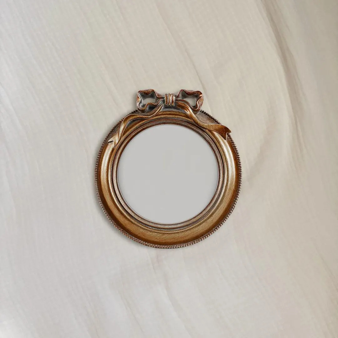 4x4 Gold Bowknot Picture Frame + Found Paper Art - Etsy | Etsy (US)