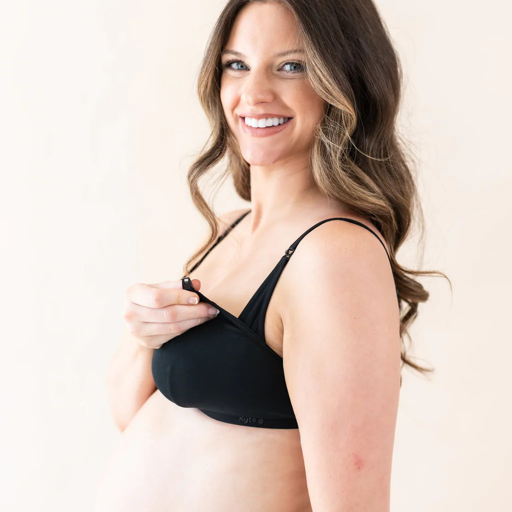 Women's Nursing Bra in Midnight | Kyte BABY