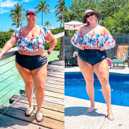 Plus size swimsuit 

Same suit just 35 pounds down and at the pool instead of the ocean… this suit is amazing and I am going to have to snag some new prints in a smaller size! This print is not available anymore but there are plenty of more prints or solid colors to choose from. Great fit and so flattering. 

#LTKOver40 #LTKPlusSize #LTKSwim