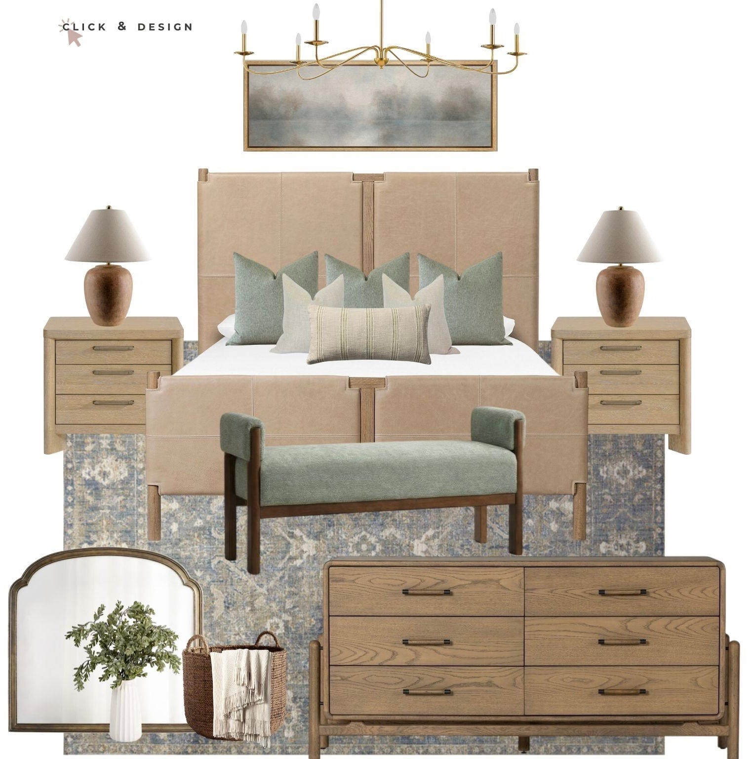 Beautiful sage green bedroom design❤️

#LTKHome #LTKSeasonal #LTKmomlife