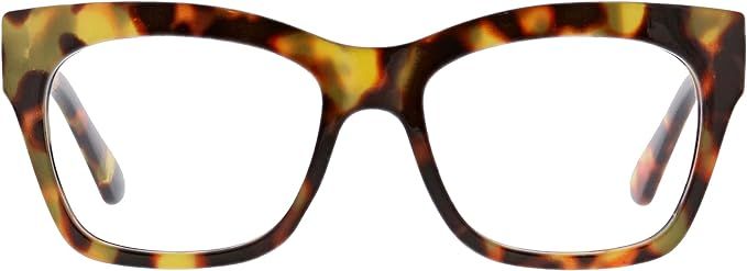 Peepers by PeeperSpecs Women's Shine on Square Blue Light Blocking Reading Glasses | Amazon (US)