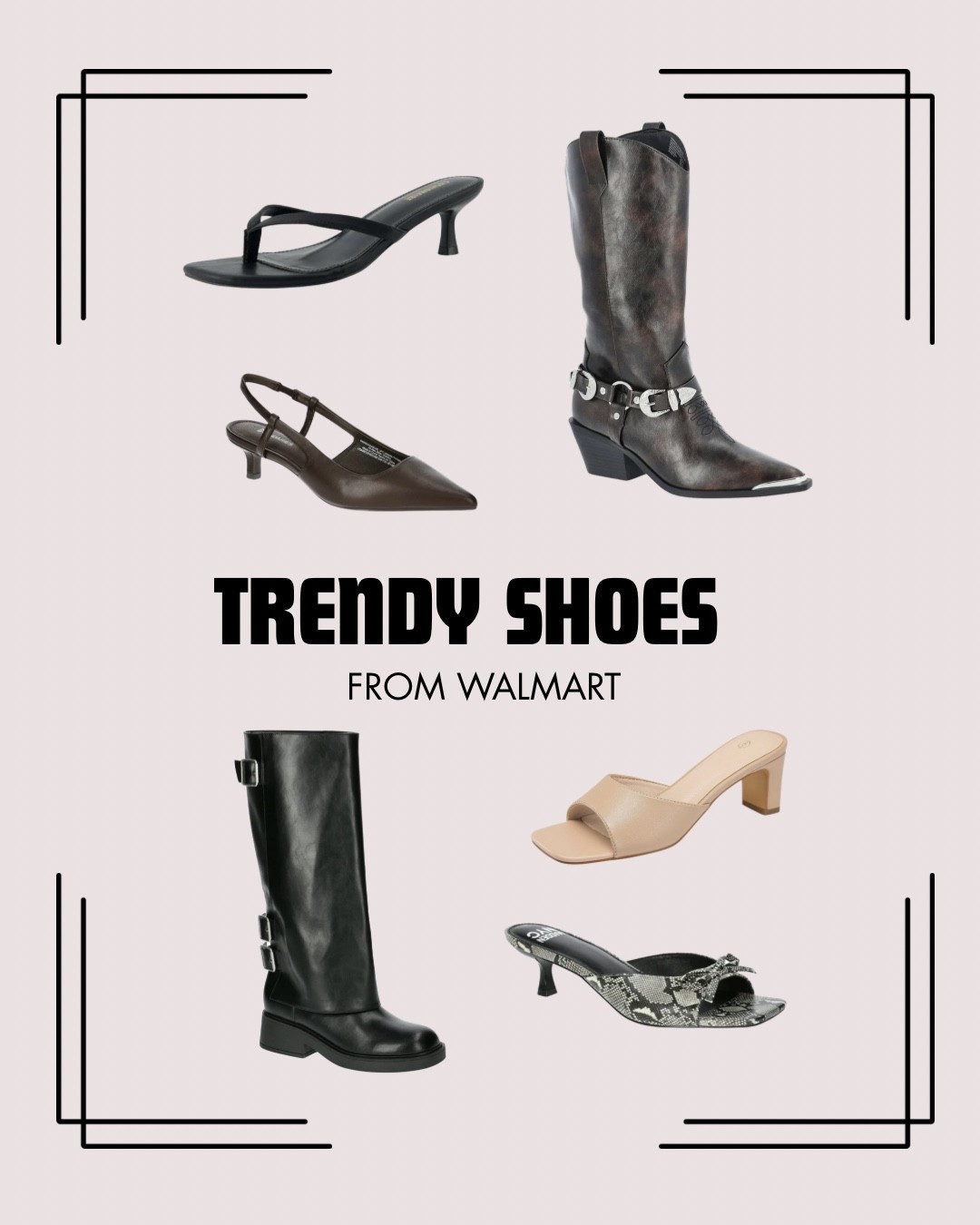 Affordable trendy shoes from Walmart!! 

#LTKStyleTip #LTKSeasonal #LTKSaleAlert