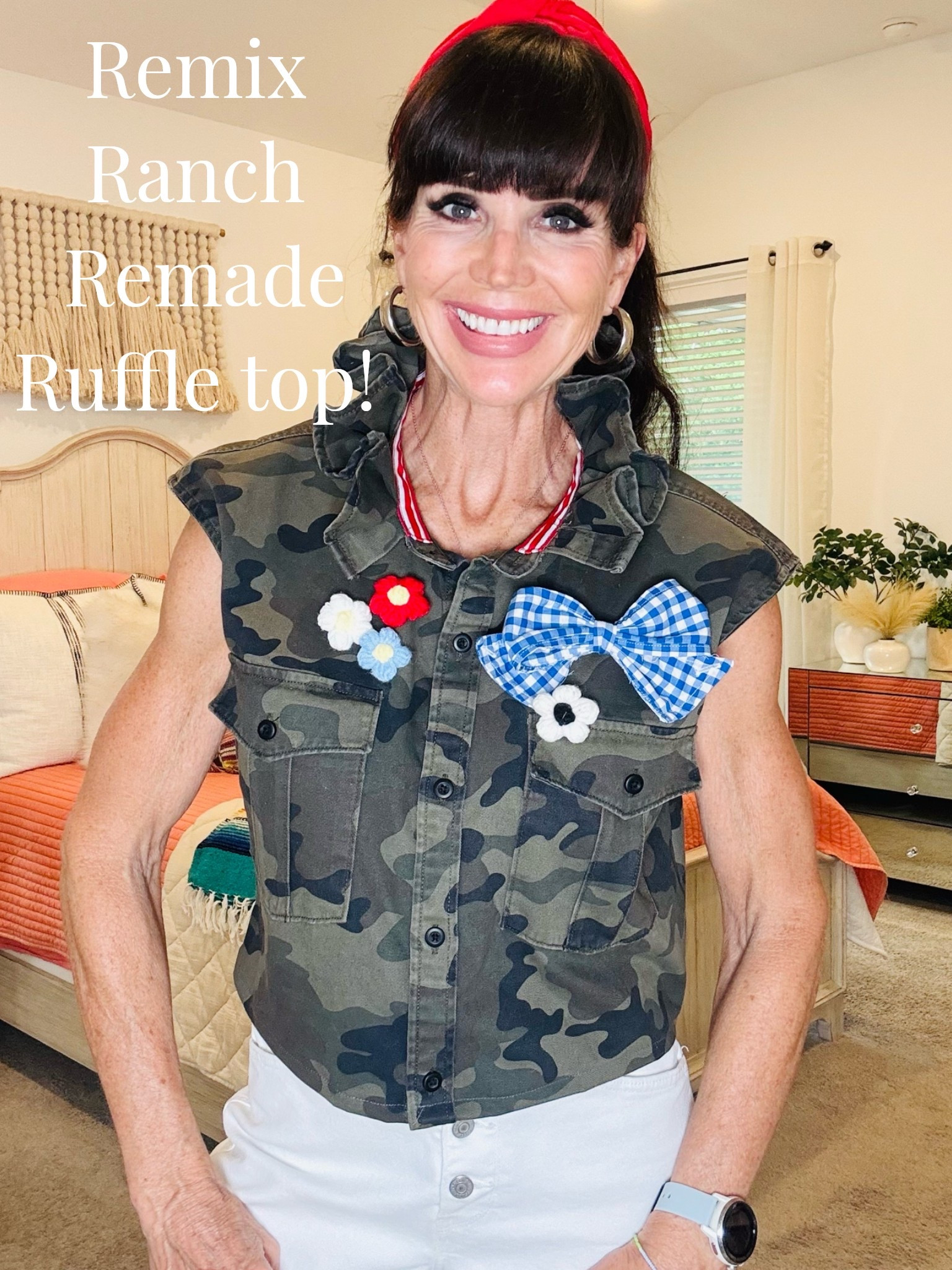 Made from a men’s camo shirt! Remix Ranch one of a kind!

#LTKootd #LTKOver40 #LTKActive