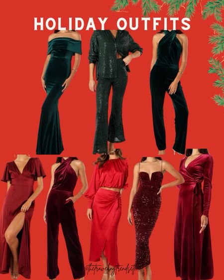 Holiday outfits / Christmas outfits, red dress, jumper, romper, two piece set, Green, family, pictures, holiday party, New Year’s Eve, cyber week, Black Friday, cyber Monday, holiday outfits, party outfit

#LTKstyletip #LTKparties #LTKHoliday