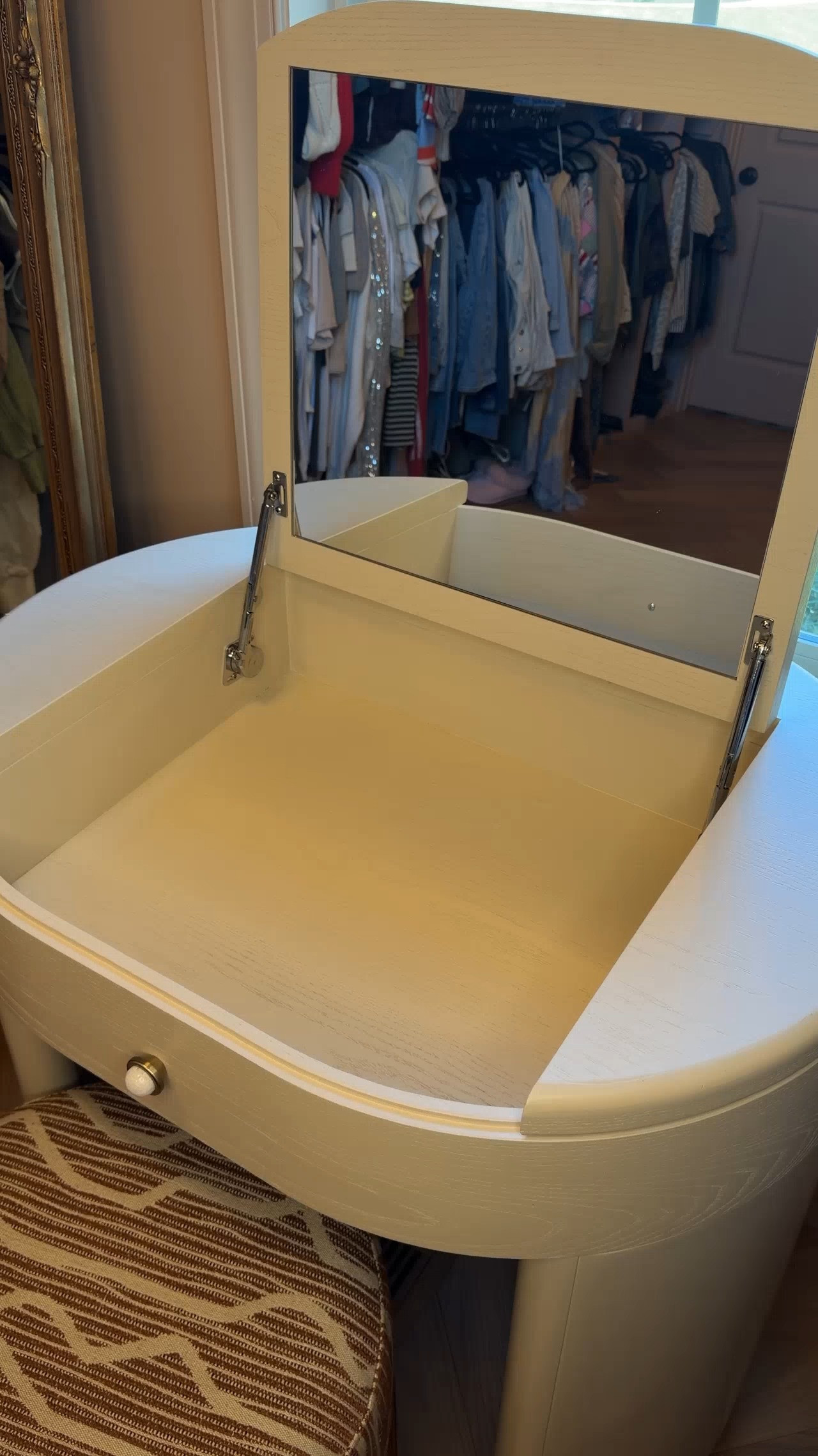 Organizing my new vanity from Anthro! Love this look for small spaces!

#LTKdayinmylife #LTKHome