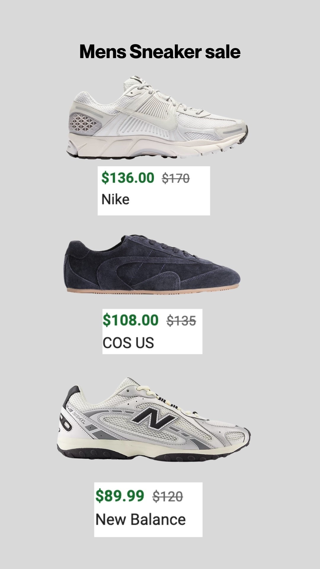 These sneakers are finally on sale 🔥
Clean, versatile, and easy to style for spring/summer
If you’ve been waiting to upgrade your rotation, this is it
Shop before sizes sell out 👇

Hashtags:
#LTKmens #LTKsalealert #mensfashion #menswear #sneakerstyle #sneakerdeal #springstyle #mensoutfits #casualstyle #styleupgrade #everydaystyle #mensstyleguide

#LTKFestival #LTKMens #LTKdayinmylife