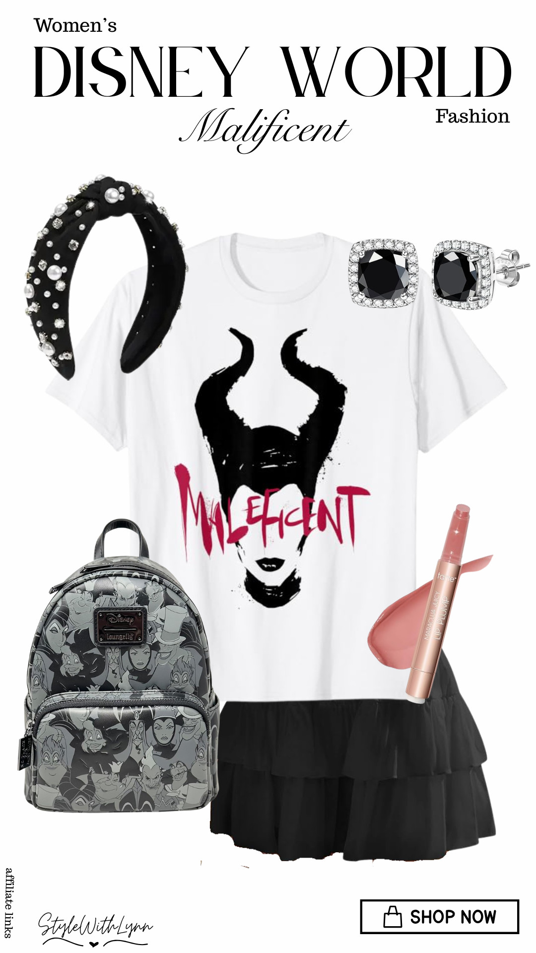 Channel your inner villainess with this Maleficent-inspired Disney World outfit. 🖤💜 From the statement Maleficent tee and flirty ruffle skirt to the sparkling black accessories, this look is giving dark, chic, and totally magical.

Perfect for a Disney park day, Halloween at Disney, or anyone who prefers their Disney style with a little edge. 🖤

✨ Shop this Maleficent-inspired look now!
💕 Follow for more Disney World outfit inspiration, Disney fashion, villain-inspired looks & magical finds for women!

#Maleficent #MaleficentOutfit #DisneyWorldOutfits #DisneyOutfitIdeas #DisneyFashion #DisneyStyle #DisneyVillain #DisneyVillainOutfit #DisneyWorldFashion #DisneyHalloween #DisneyBound #DisneyInspiredOutfit #WomensDisneyFashion #DisneyParks #DisneyOutfitInspiration #DisneyCreator 

 #LTKootd #LTKmomlife #LTKTravel