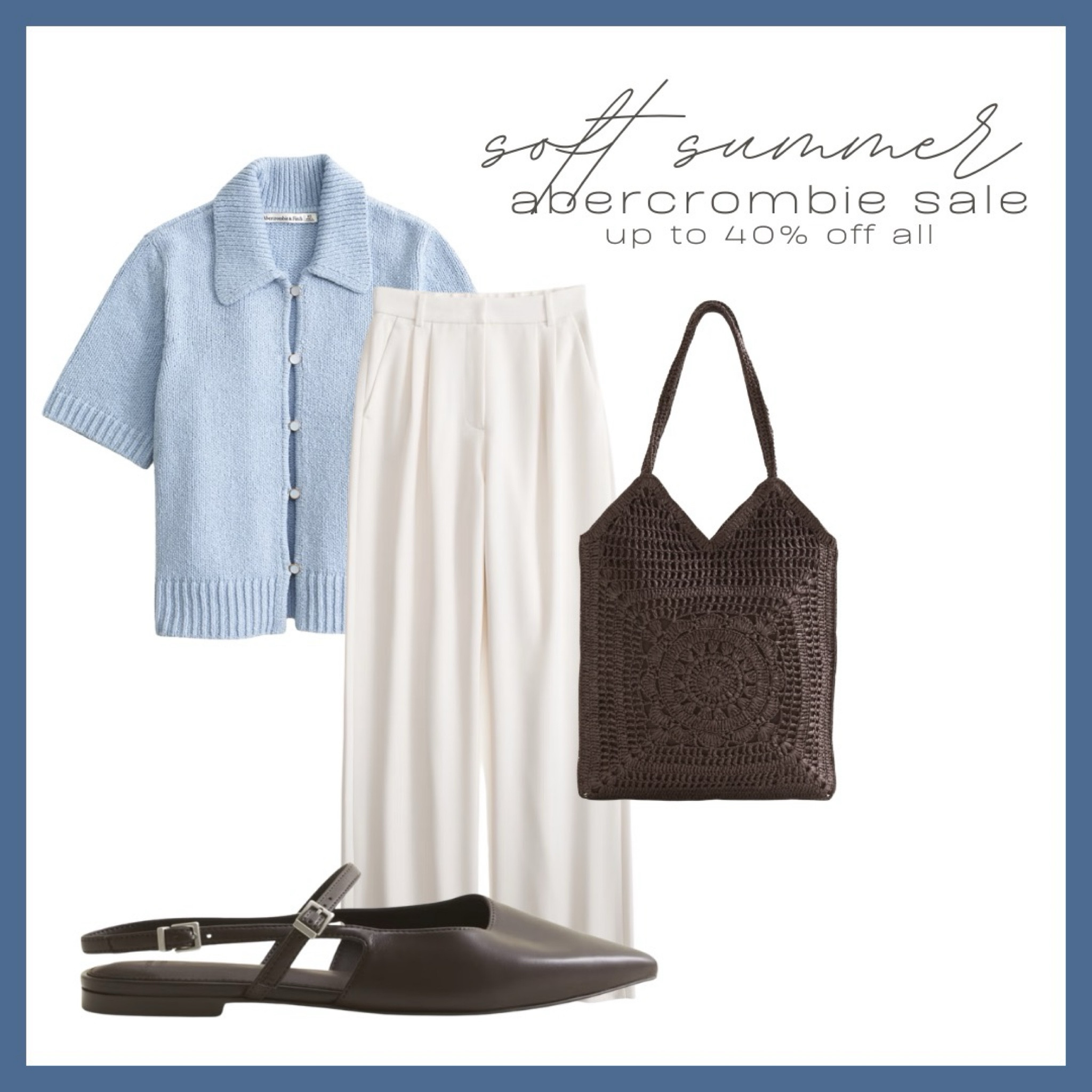 Abercrombie Sale Soft Summer Closet Refresh. 

See what’s in my cart.

#softsummerseason #softaummerpalette #softsummercolor

#LTKStyleTip #LTKSeasonal #LTKFallSale