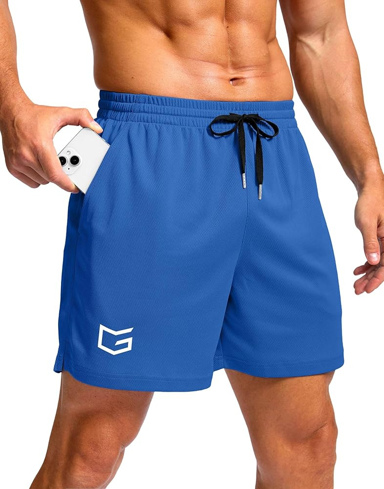 G Gradual Men's Athletic Workout Shorts with Pockets 5"/7"/9" Lightweight Quick Dry Gym Basketbal... | Amazon (US)