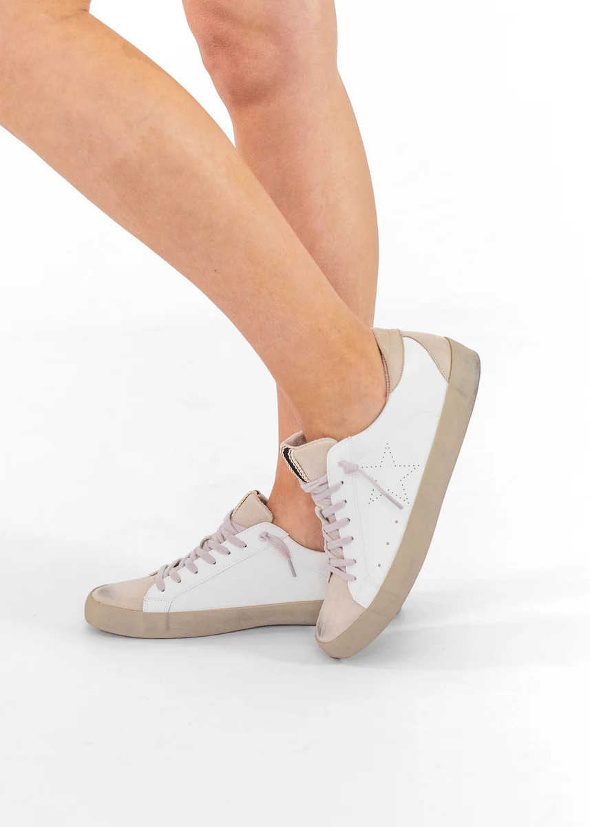 Shu Shop Mia Sneaker - White | Aqua B Boutique
