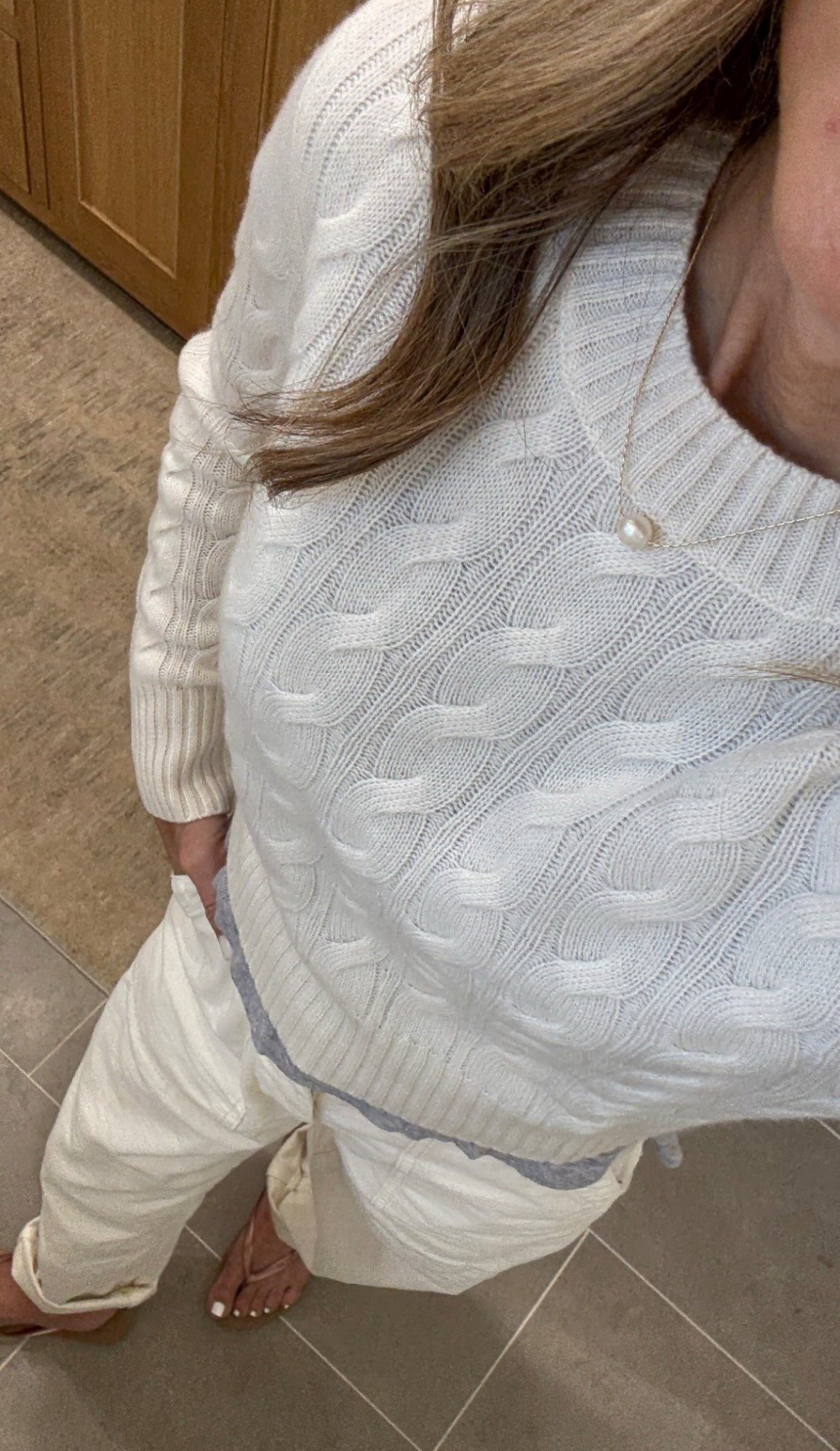 New sweater from Quince! Wearing a Small for length. Love it! Selling quickly. 
-Necklace code TammyC15


#LTKOver40 #LTKFindsUnder100