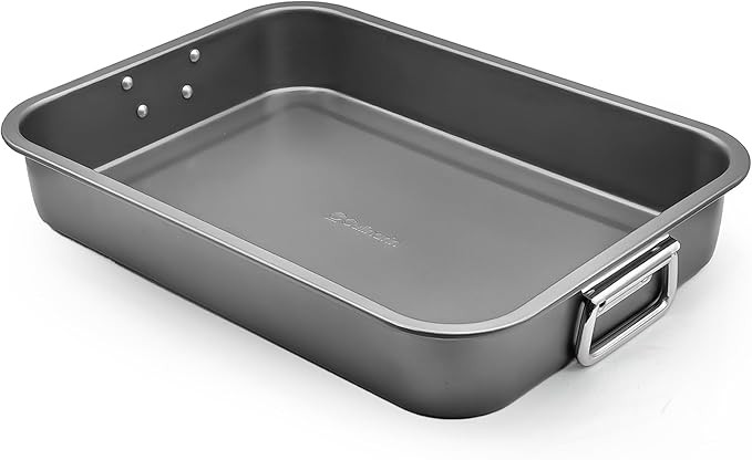 Large Lasagna Pan 12” x 16” - Heavy-Duty Nonstick Casserole Dishes for Oven - Convenient Deep... | Amazon (US)