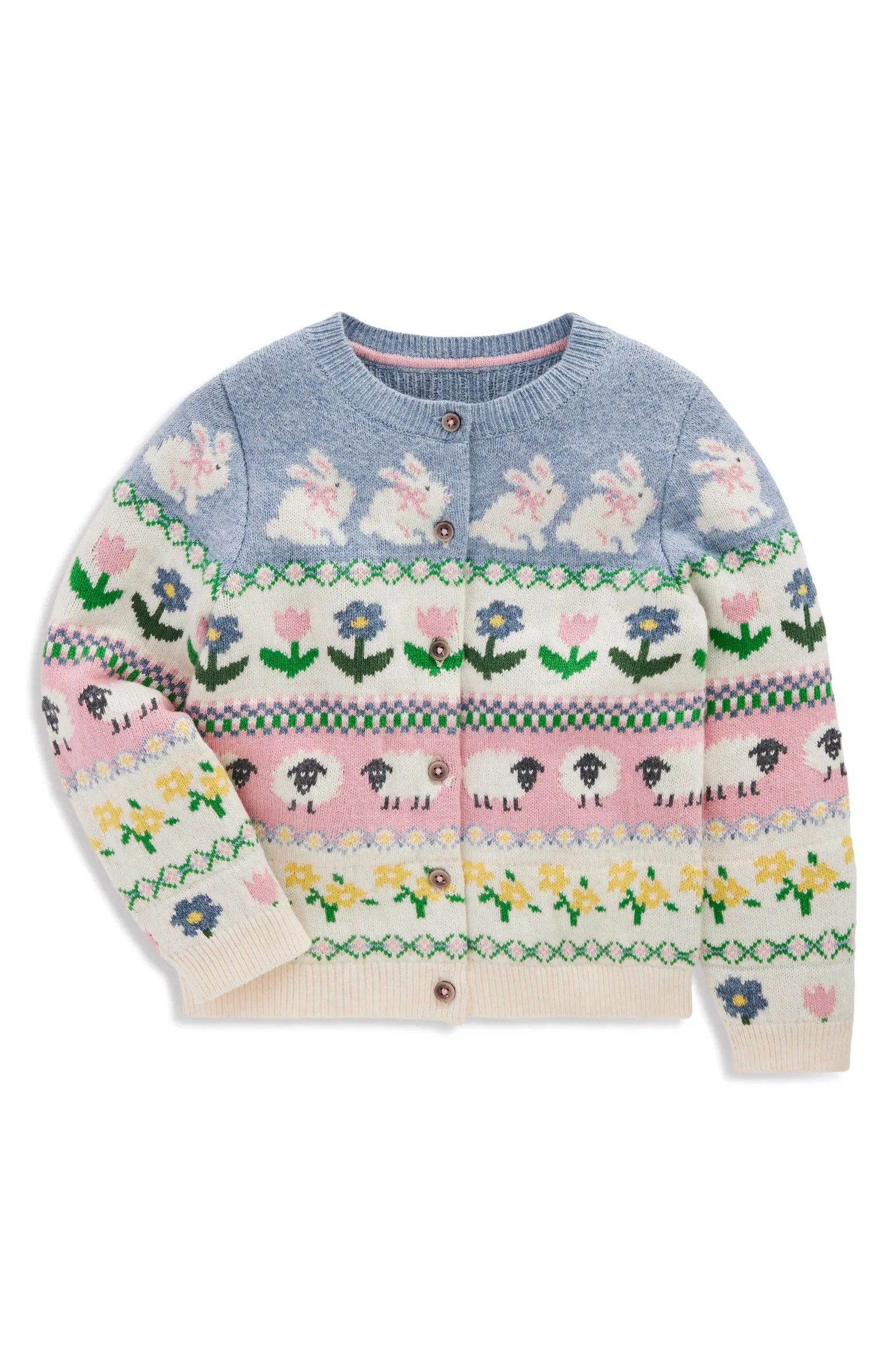Kids' Edie Fair Isle Cardigan | Nordstrom