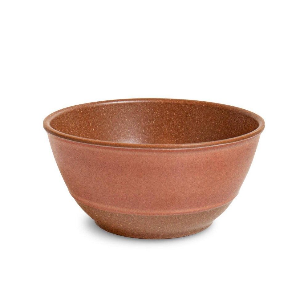 25oz Melamine and Bamboo Cereal Bowl Brown - Threshold | Target