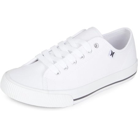 Hurley Ladies Size 9 Chloe Slip on Canvas Sneaker Shoes White NEW | Walmart (US)