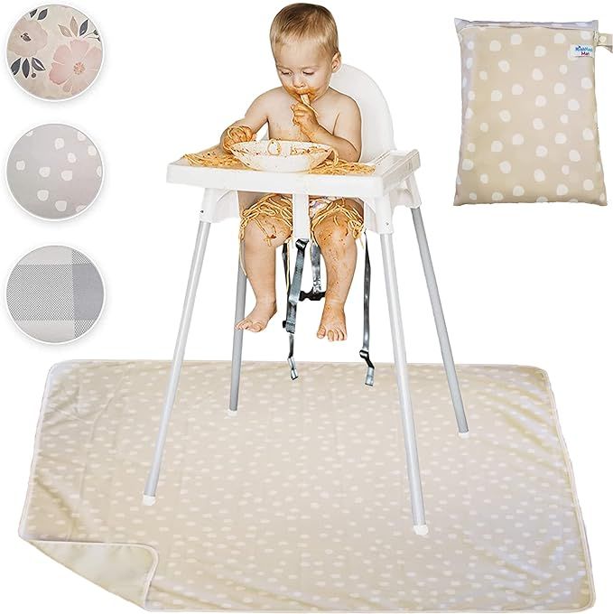 ThePerfectPicks Splat Mat for Under High Chair - Floor Mat for Baby, Kids & Toddlers - Waterproof... | Amazon (US)