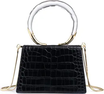 Alexis Bittar Croc Embossed Leather Top Handle Bag | Nordstrom | Nordstrom