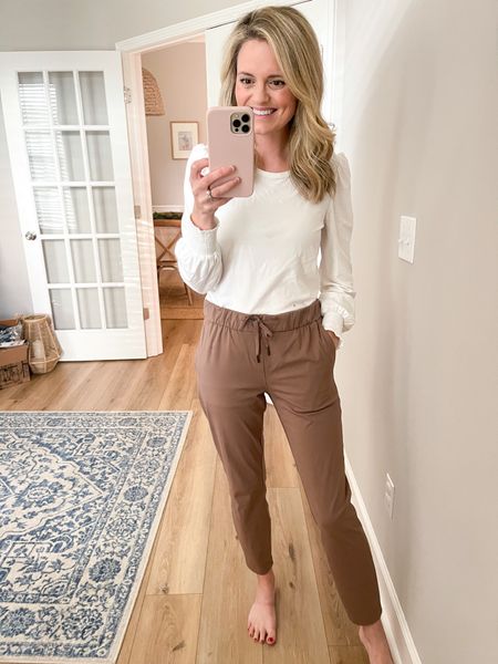 I’ve been wearing these pants so much lately! Very comfy! Wearing the size small 

#LTKstyletip #LTKunder50 #LTKSeasonal
