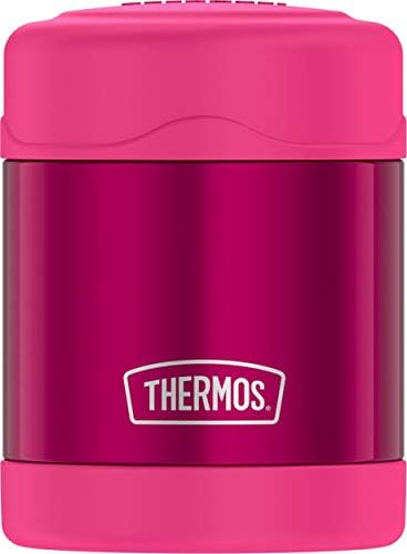 THERMOS FUNTAINER 10 Ounce Stainless Steel Vacuum Insulated Kids Food Jar, Pink | Amazon (US)