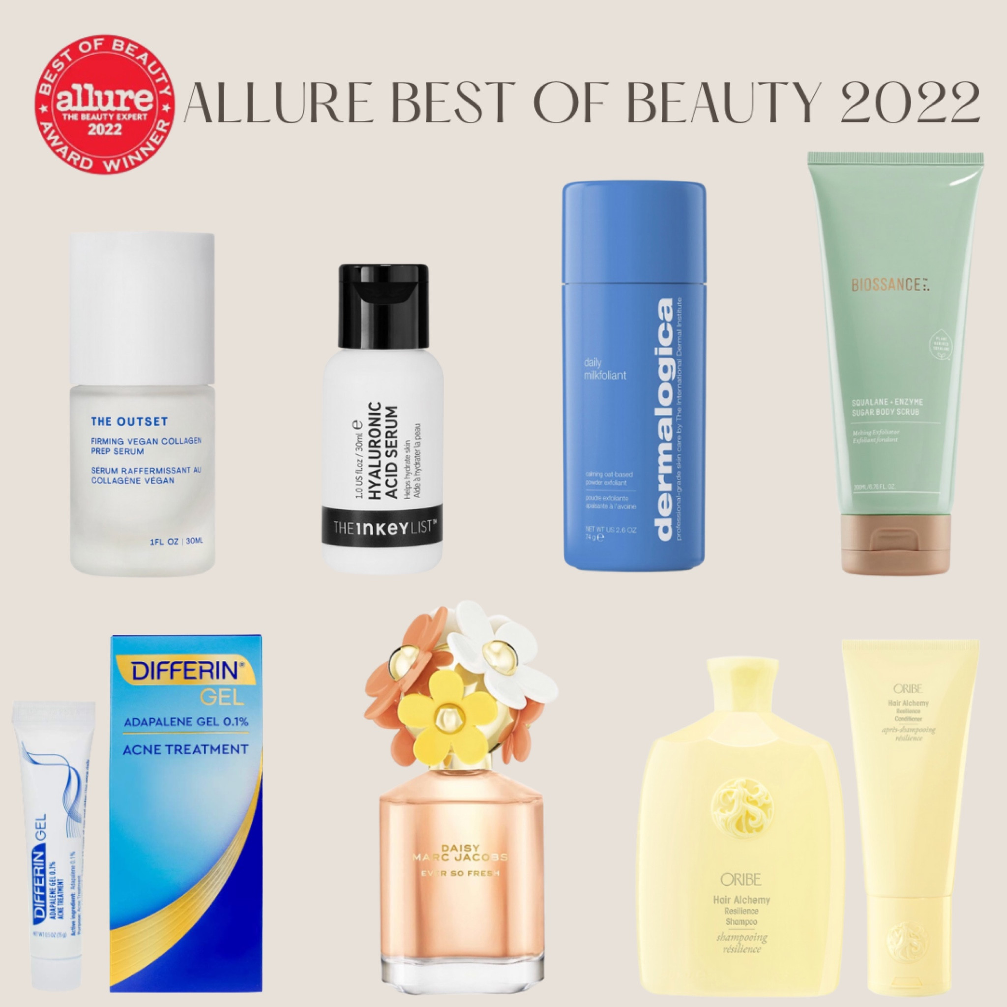 Allure 2022 best of beauty! #allurewinner #bestofbeauty #skincare #beauty #haircare #perfume 

#LTKbeauty