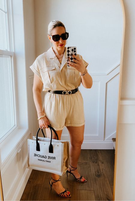 Vacation Style
TNuck 
Tuckernuck
Chic shorts outfit
Shorts
Mom shorts
Casual outfit
Spring Break
Vacation Style

Top - M - true to size 
Shorts - M - true to size 

YSL canvas Tote
Celine sunglasses
Feragammo belt



#LTKSeasonal #LTKstyletip #LTKover40