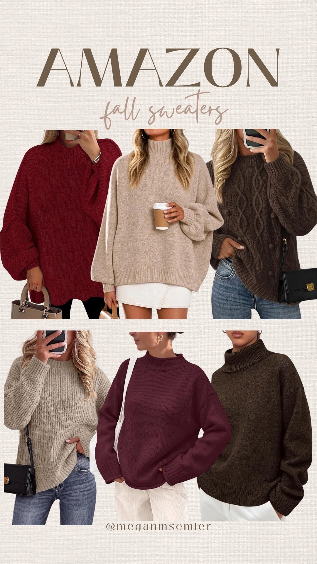Amazon fall sweaters

#LTKgrwm #LTKootd #LTKSeasonal