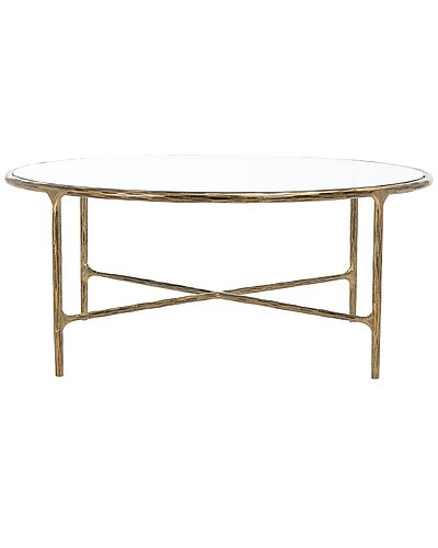 Jessa Round Metal Coffee Table | Gilt & Gilt City